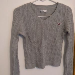 Hollister cable knit sweater